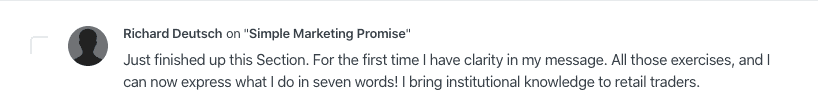 Richard Deutsch - simple marketing promise Richard Deutsch screenshot