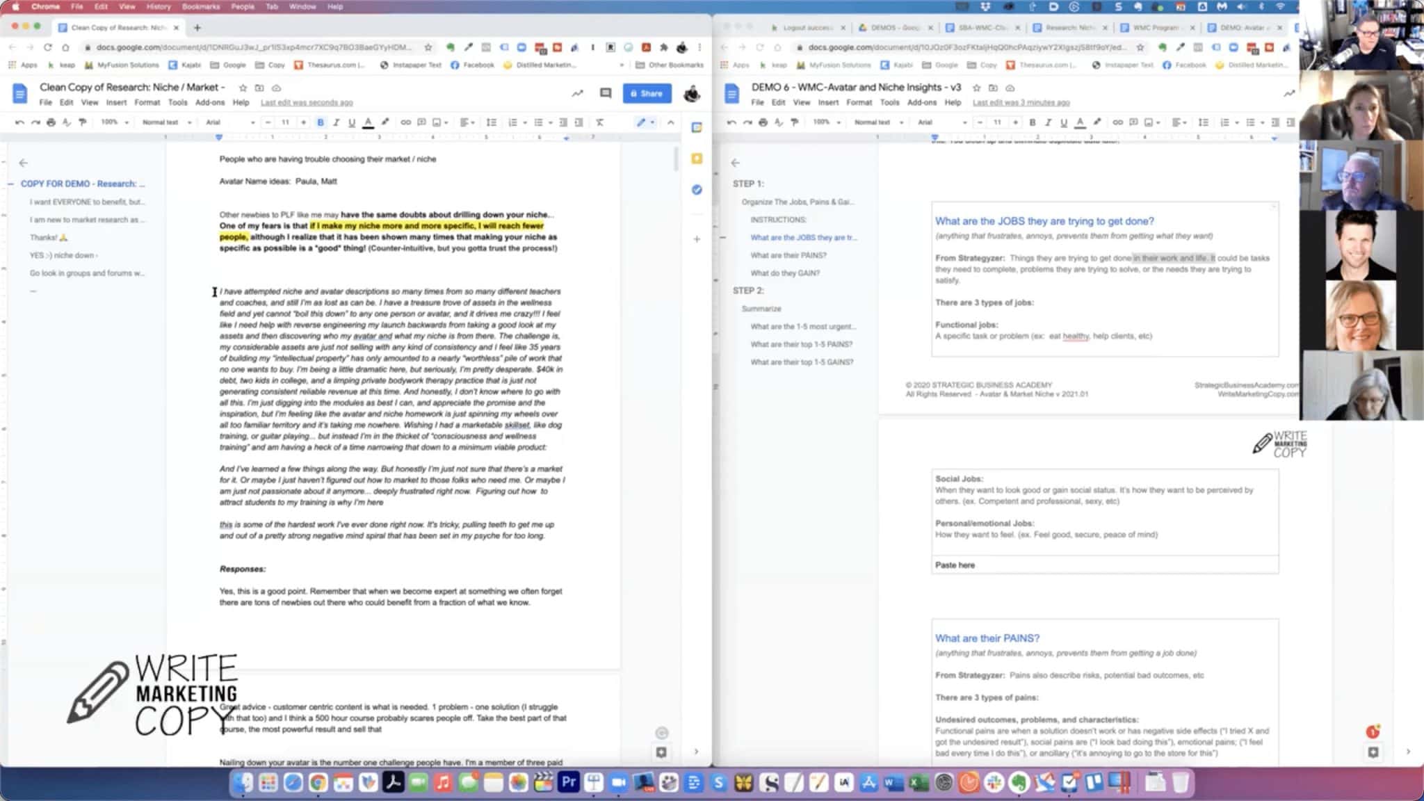 write marketing copy context example