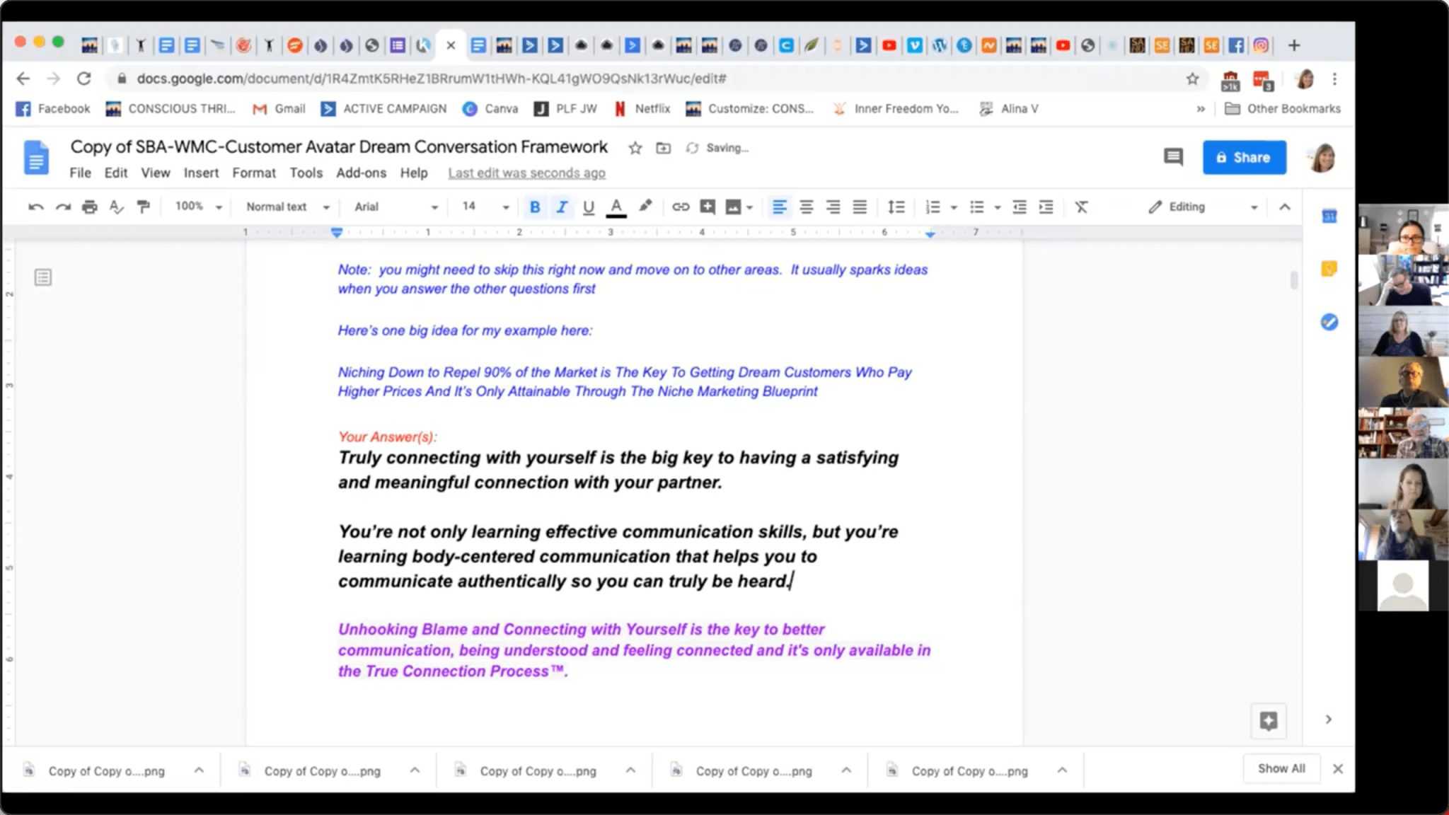 write marketing copy big idea headline example