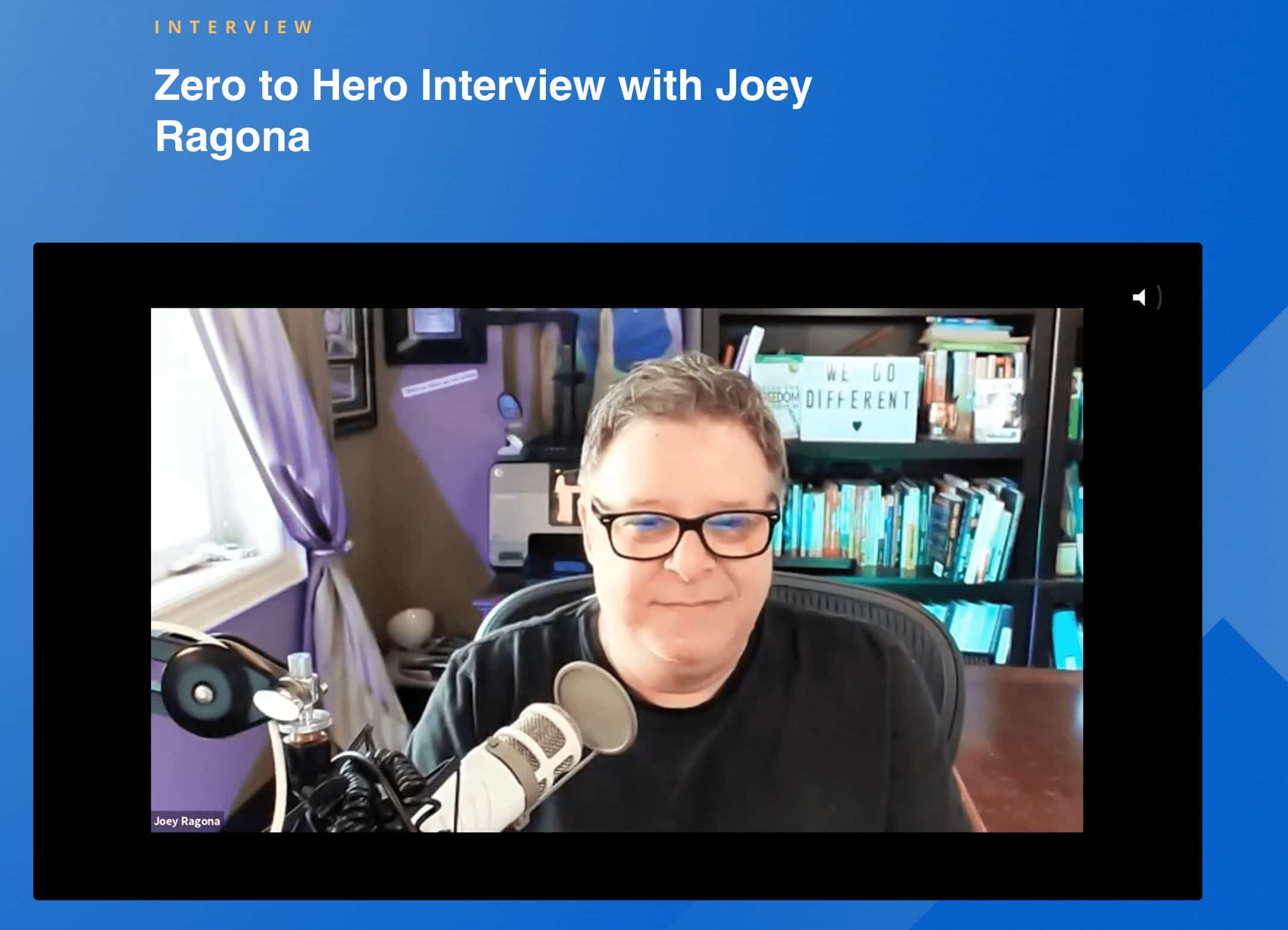 Kajabi Hero interview Kajabi Hero Interview with Joey Ragona