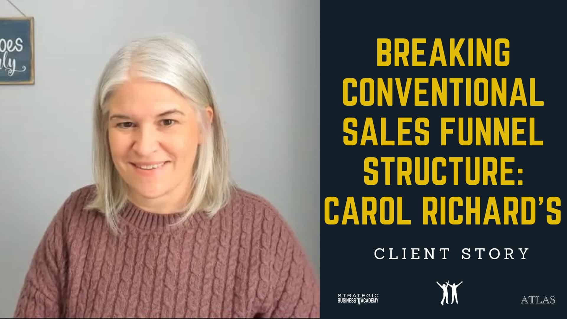 Carol Richard's ATLAS story